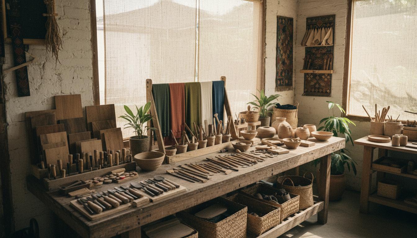 Artisan workshop in Bali
