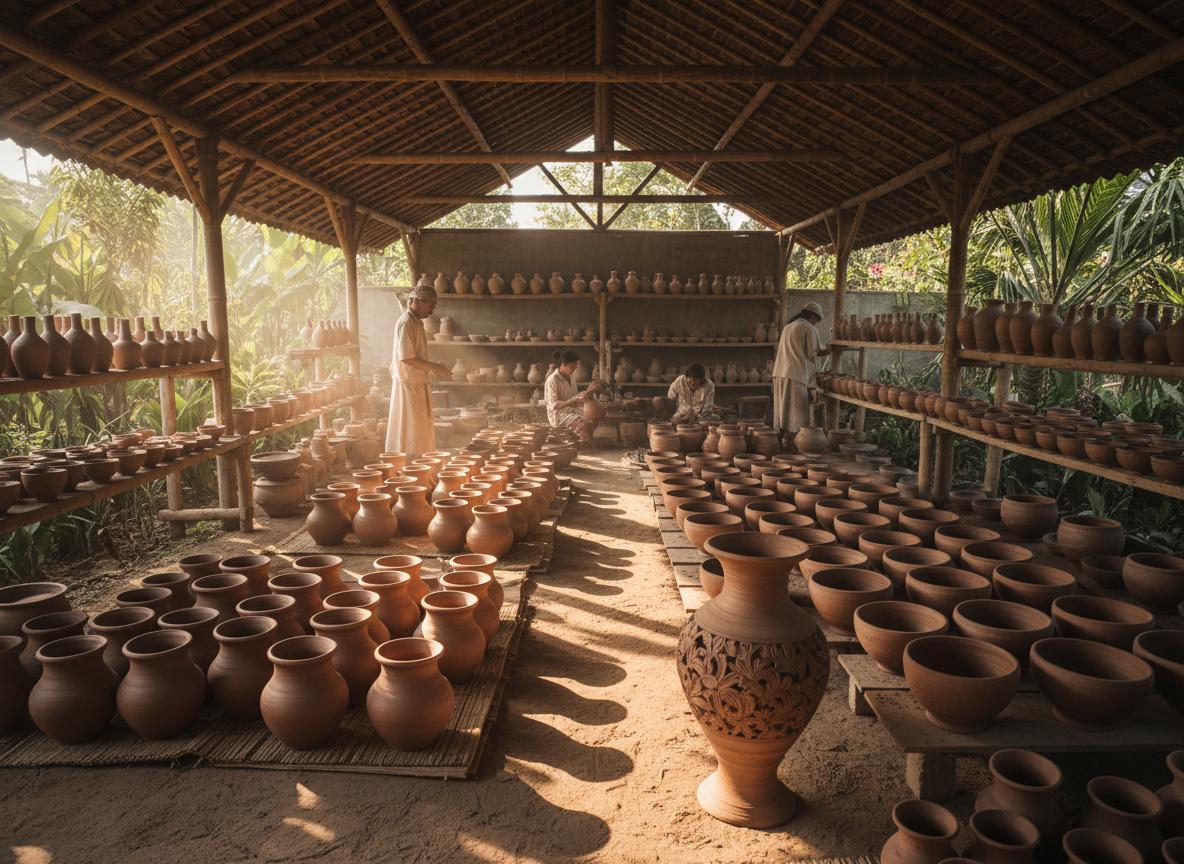 Pottery workshop in Bali